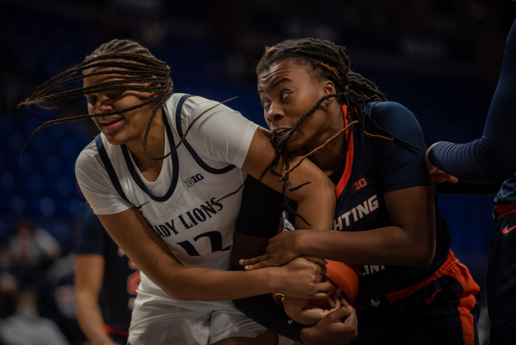 Penn State women's basketball vs. Illinois, Thomas (12)